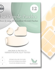 Absorbent large hydrocolloid pimple patches for overnight blemish care.