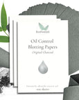 Charcoal Oil Control Blotting Papers – Max Absorbency Oil Control Paper for T-Zone & Face – Clean, Clear, Matte Skin