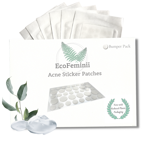 EcoFeminii Acne Sticker Patches: Absorbing Hydrocolloid Remedy for Pimples, Spots & Blemishes