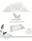  EcoFeminii Extra Absorbent Targeted Spot & Blemish Repair Acne Sticker Patches-108 Count/3 Sheets-Absorbing Hydrocolloid Dots-Effective on Oily & Combination Skin-Transparent Remedy for Pimples -Eco-Friendlier